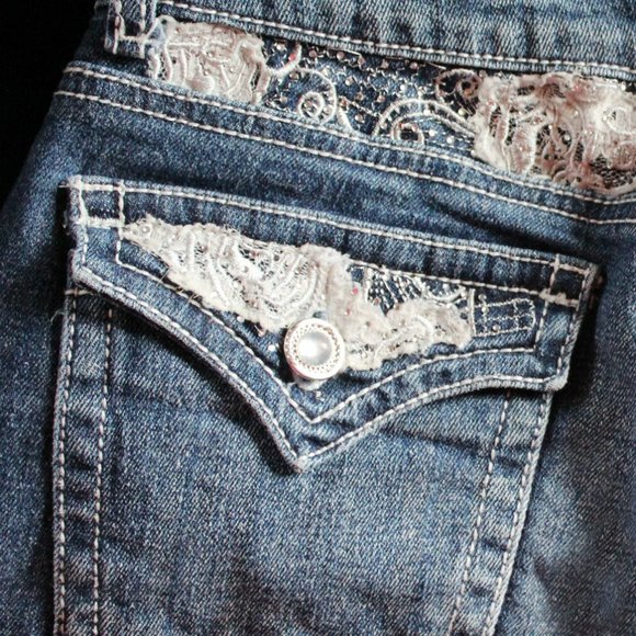 Zenim Denim Jr/ Misses Capri Jean Size 0 - Picture 11 of 13